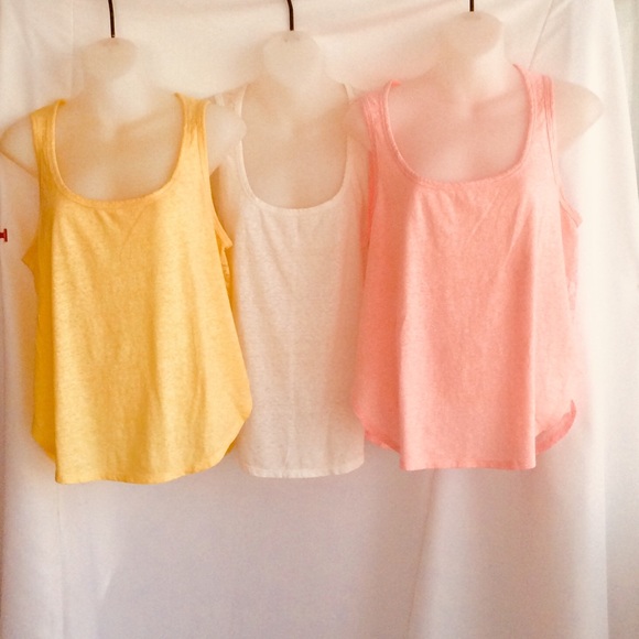 Victoria's Secret Tops - 🛒🛒 3 - Victoria's Secret Lace Back Tank Tops
